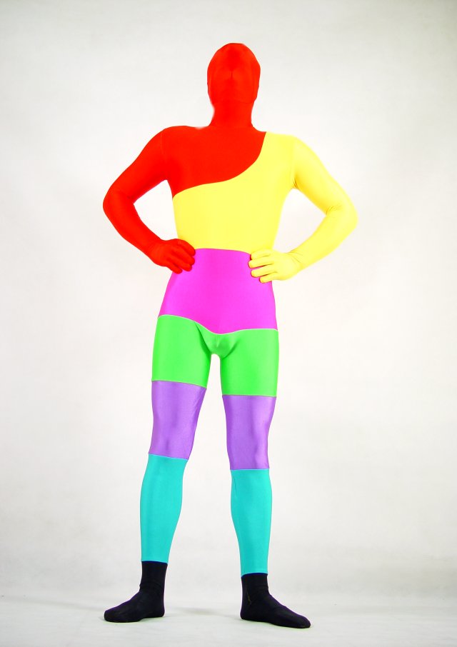 Rainbow Halloween Costume Ideas Zentai
